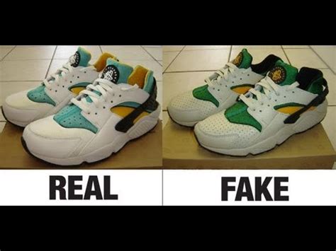 nike air huarache real vs fake|old style nike huarache.